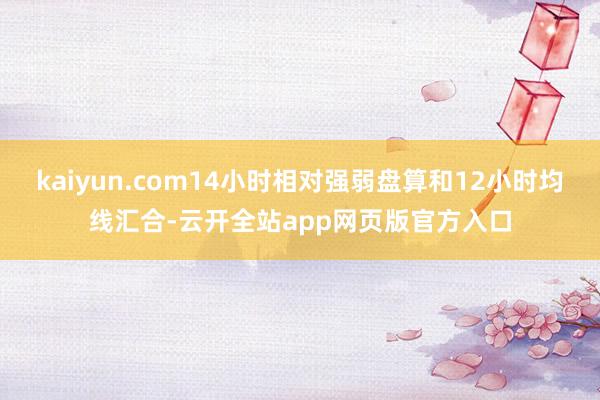 kaiyun.com14小时相对强弱盘算和12小时均线汇合-云开全站app网页版官方入口